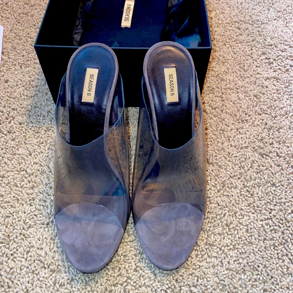 Season 6 Black Clear Heels
